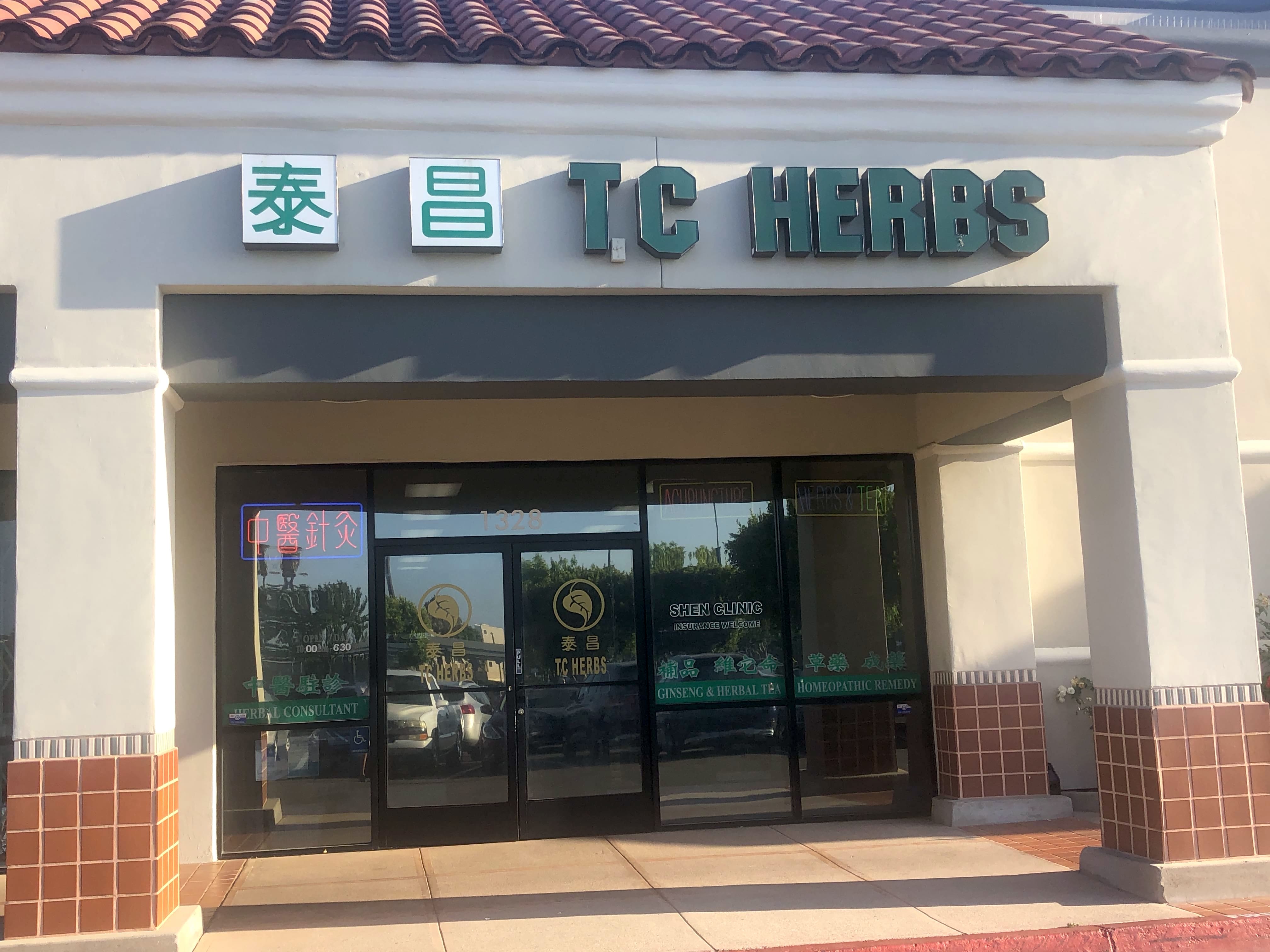 TC Herbs Store Outside